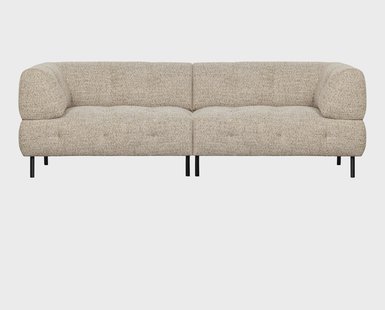 WOOOD 4-zits Bank 'Lloyd' Geweven stof, kleur Naturel Melange