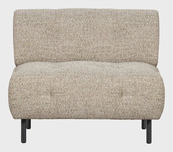 WOOOD Fauteuil 'Lloyd' Geweven stof, kleur Naturel Melange