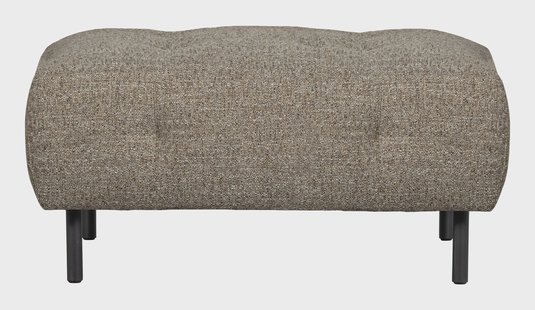 WOOOD Hocker 'Lloyd' Geweven stof, kleur Bruin Melange