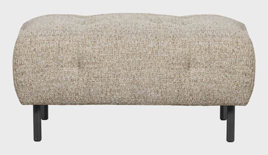 WOOOD Hocker 'Lloyd' Geweven stof, kleur Naturel Melange