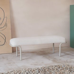 Kave Home Halbank 'Compo' Chenille, 130cm, kleur Beige