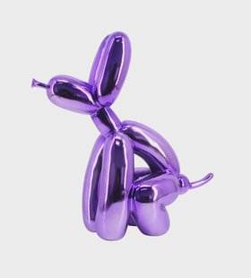 Richmond Decoratie 'Dog' 36cm hoog, kleur Paars