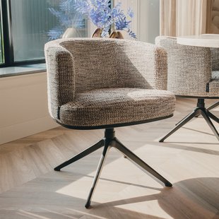 Richmond Draaibare Eetkamerstoel 'Cheyenne' kleur Nature