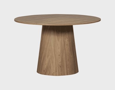 WOOOD Ronde Eettafel 'Maan' 120cm, kleur Walnoot