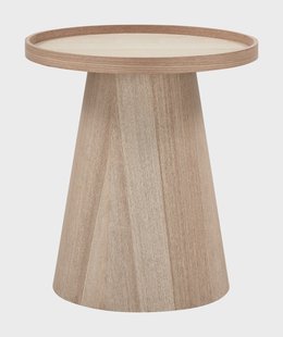 WOOOD Ronde Bijzettafel 'Maud' 45cm, kleur Naturel