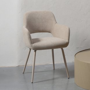 WOOOD Eetkamerstoel 'Jenny' Geweven, kleur Naturel