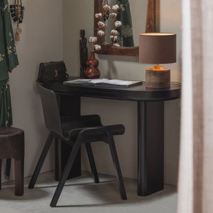 WOOOD Bureau/Sidetable 'Mael' Met 1 lade, 120 x 50cm kleur Zwart