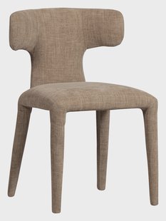 WOOOD Eetkamerstoel 'Permit' Geweven, kleur Zand