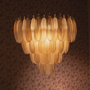 Richmond Hanglamp 'Chloe' Glas, 60 x 60cm