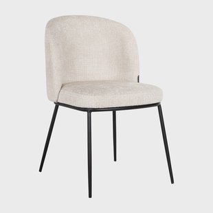 Richmond Eetkamerstoel 'Elvi' Chenille, kleur Beige