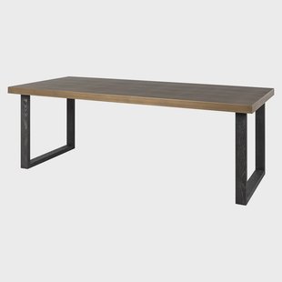 Richmond Eettafel 'Bloomville' Lederlook, 200 x 100cm