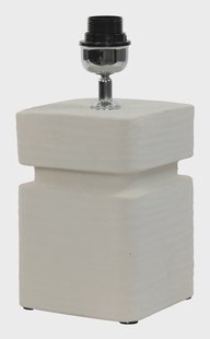 Light & Living Tafellamp 'Amta' Keramiek, kleur Crème (excl. kap)