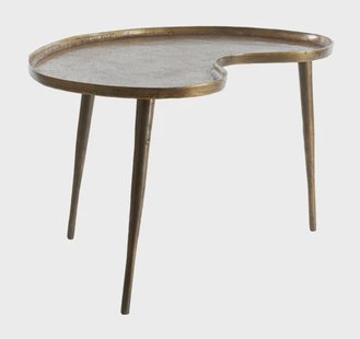 Light & Living Bijzettafel 'Lienz' 67 x 49cm, kleur Antiek Brons