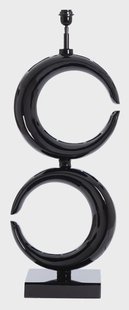 Light & Living Tafellamp 'Maan' 99cm, kleur Zwart (excl. kap)