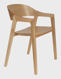 Dutchbone Eetkamerstoel 'Westlake' Eikenhout, kleur Naturel