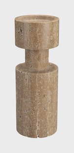 Dutchbone Kaarshouder 'Paros' Marmer, kleur Beige