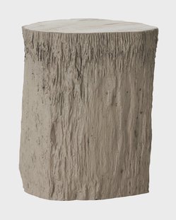 MUST Living Bijzettafel 'Rocca' Versteend hout, 39cm