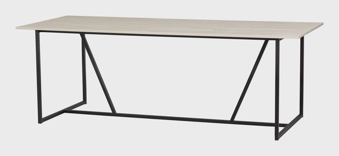 WOOOD Eettafel 'Silas' Essen, 220 x 90cm, kleur Dust