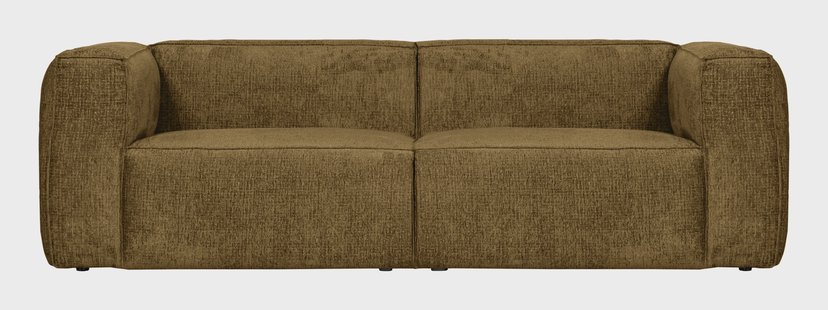 WOOOD 3,5-zits Bank 'Bean' Structure Velvet, kleur Spices