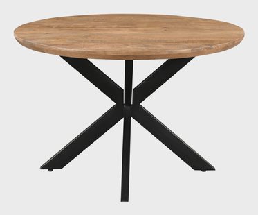 Livingfurn Ronde Eettafel 'Jesper' Mangohout, 150cm