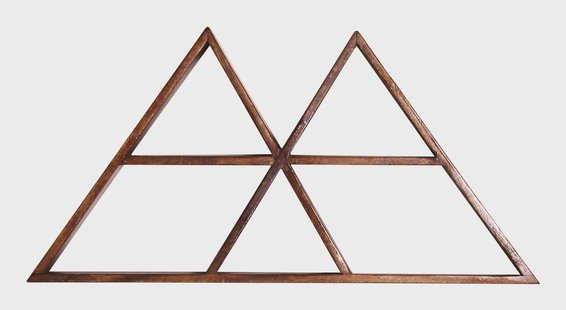 Artistiq Wandrek 'Novella' Mangohout, 35 x 70cm