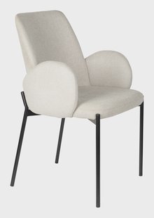 ZILT Eetkamerstoel 'Jermain' kleur Taupe