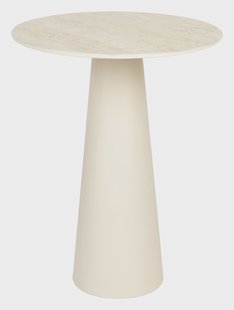 ZILT Ronde Bijzettafel 'Armanda' Keramiek, 52cm hoog