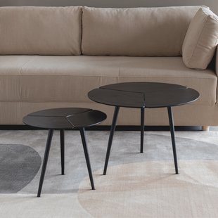 ZILT Ronde Bijzettafel 'Lianne' Set van 2 stuks