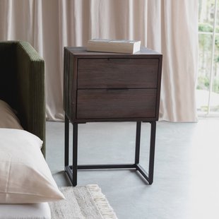 ZILT Nachtkastje 'Yasmijn' Teakhout, 40 x 30cm