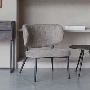 ZILT Fauteuil 'Ondrea' kleur Bruin