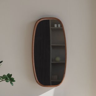ZILT Spiegel 'Rania' Rubberhout, 80 x 40cm