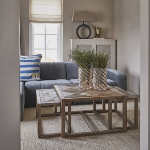 Rivièra Maison Salontafel 'Romora Bay' Eikenhout, Set van 3 stuks