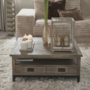 Rivièra Maison Salontafel 'The Hoxton' Essenhout, 90 x 90cm