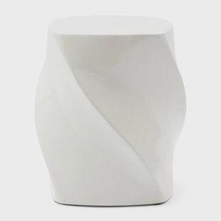 Rivièra Maison Bijzettafel 'Vigo' Keramiek, kleur Pure White