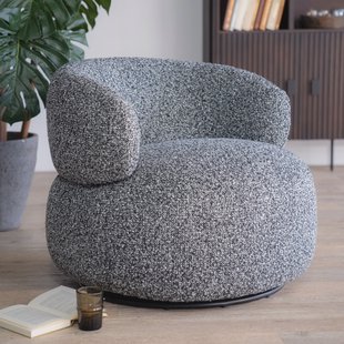 Eleonora Fauteuil 'Maeve' kleur Zwart