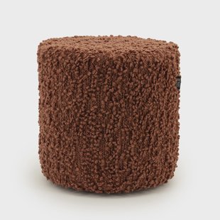 By-Boo Poef 'Vista' 40cm, kleur Terracotta