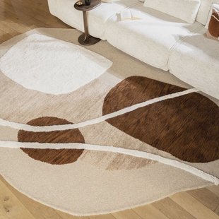 By-Boo Organisch Vloerkleed 'Ogani' Wol, 240 x 340cm