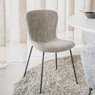 By-Boo Eetkamerstoel 'Lass' kleur Bruin