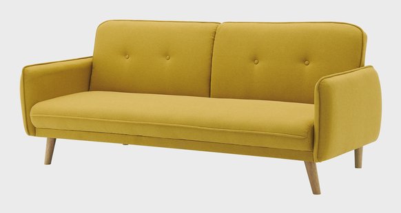 Artistiq 3-zits Slaapbank 'Betti' kleur Geel