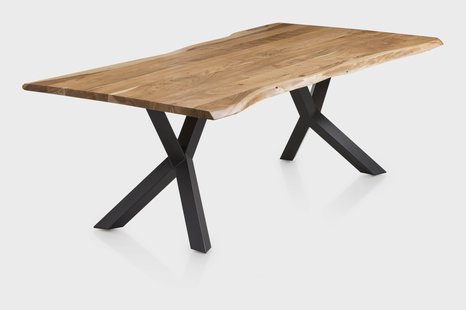 Artistiq Boomstam Eettafel 'Ronell' Acaciahout, 200 x 100cm