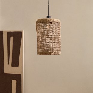 Kave Home Lampenkap 'Laiar' Rotan, 27cm