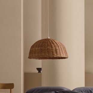 Kave Home Lampenkap 'Jornets' Rotan, 80cm