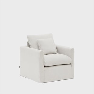 Kave Home Fauteuil 'Nora' kleur Ecru