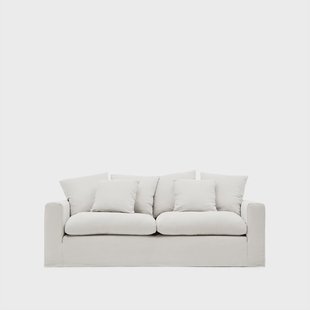 Kave Home 3-zits Bank 'Nora' kleur Ecru