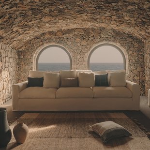 Kave Home 4-zits Bank 'Nora' kleur Taupe