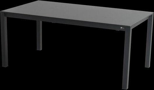 Hartman Uitschuifbare Tuintafel 'Matteo' 180/240 x 100cm, kleur Zwart