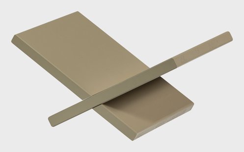 WOOOD Boekenstandaard 'Jet' Grenenhout, kleur Mud