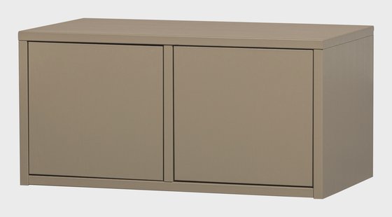 WOOOD Opbergbank 'Turner' 80cm, kleur Mud