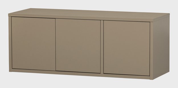 WOOOD Opbergbank 'Turner' 120cm, kleur Mud