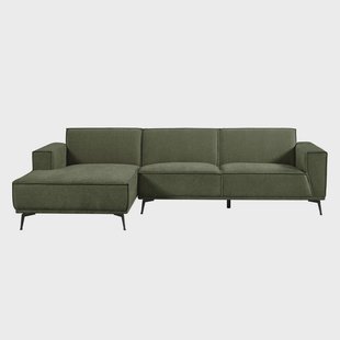 Tower Living 2,5-zits Loungebank 'Leeds' Links, kleur Bottle Green